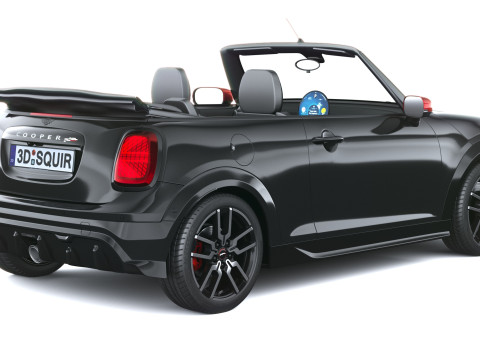 미니 존 쿠퍼 웍스 컨버터블 2025 3D 모델