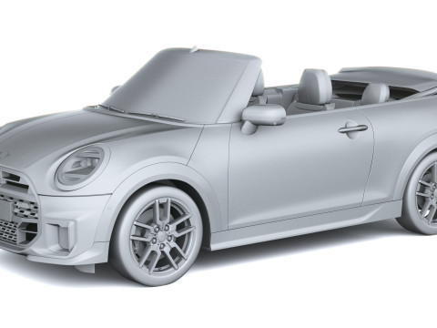 미니 존 쿠퍼 웍스 컨버터블 2025 3D 모델