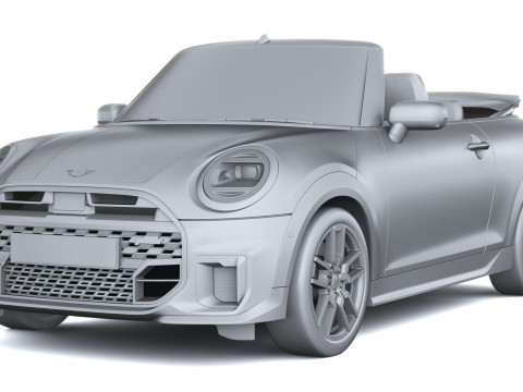 미니 존 쿠퍼 웍스 컨버터블 2025 3D 모델