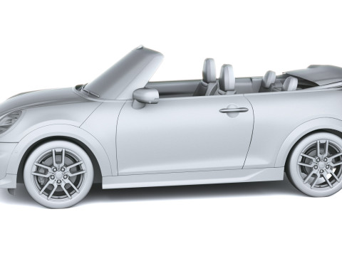 미니 존 쿠퍼 웍스 컨버터블 2025 3D 모델