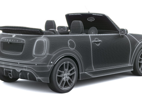 미니 존 쿠퍼 웍스 컨버터블 2025 3D 모델