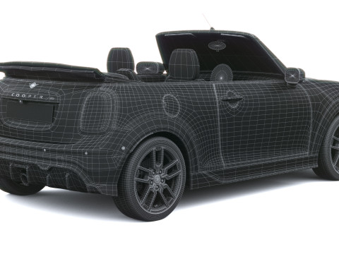 미니 존 쿠퍼 웍스 컨버터블 2025 3D 모델