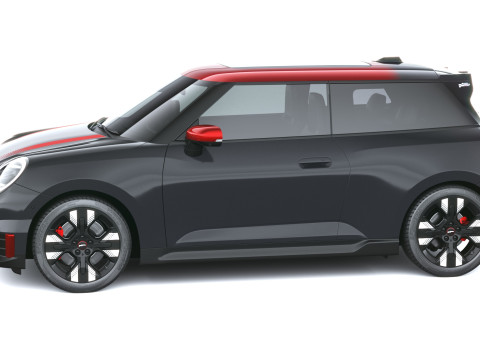 Mini John Cooper Elektrikli Çalışıyor 2025 3D Model