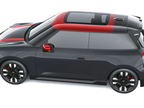 Mini John Cooper Works Electric 2025 3D Model