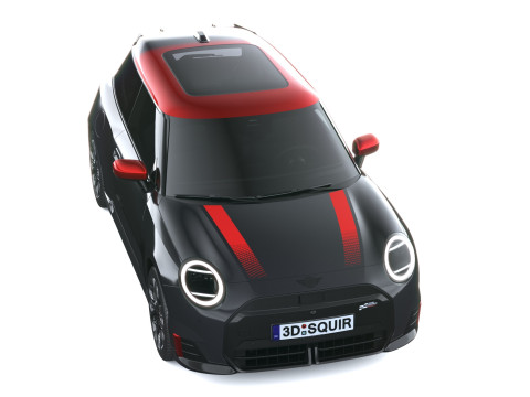 Mini John Cooper Elektrikli Çalışıyor 2025 3D Model