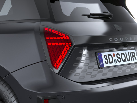 Mini John Cooper Elektrikli Çalışıyor 2025 3D Model