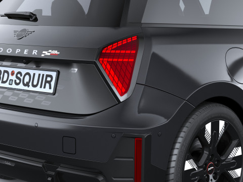 Mini John Cooper Elektrikli Çalışıyor 2025 3D Model