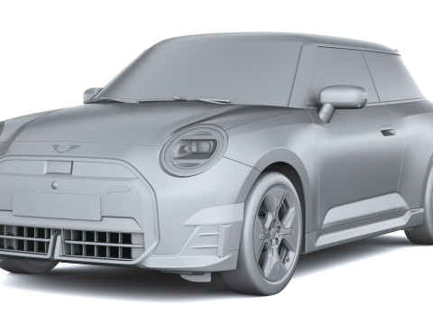 Mini John Cooper Elektrikli Çalışıyor 2025 3D Model
