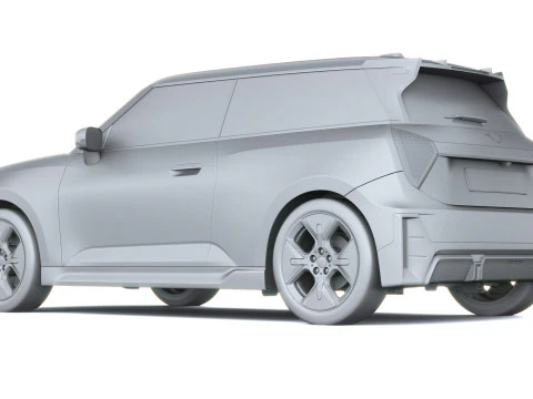 Mini John Cooper Works Electric 2025 3D Model