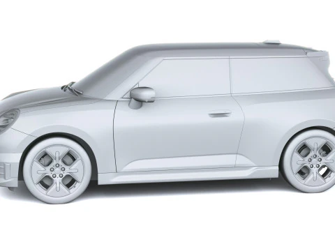 Mini John Cooper Works Electric 2025 3D Model