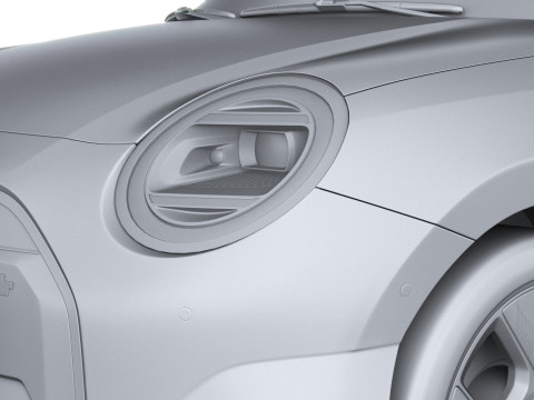 Mini John Cooper Elektrikli Çalışıyor 2025 3D Model