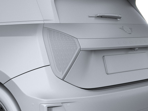 Mini John Cooper Elektrikli Çalışıyor 2025 3D Model