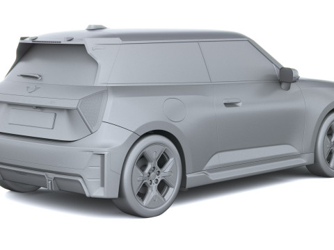 Mini John Cooper Elektrikli Çalışıyor 2025 3D Model