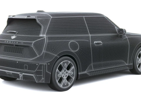 Mini John Cooper Works Electric 2025 3D Model