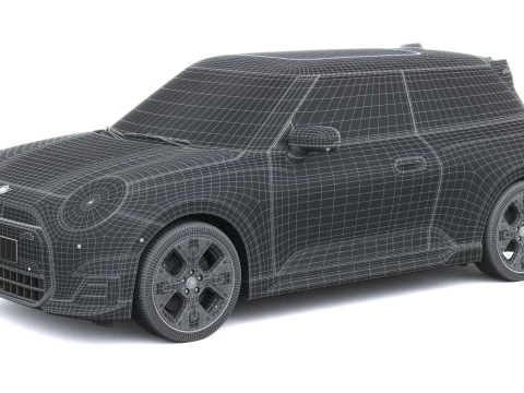 Mini John Cooper Works Electric 2025 3D Model