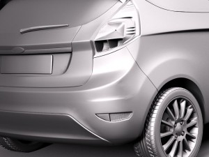 Fiesta 3-door 2013 3D Модель