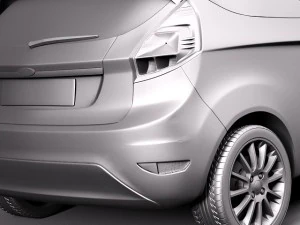 Fiesta 3-door 2013 3D Model