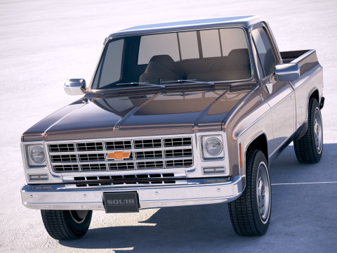 Chevrolet C-10 1979 р.в 3D Модель