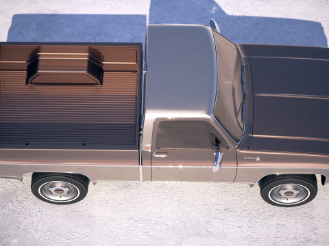 Chevrolet C-10 1979 р.в 3D Модель