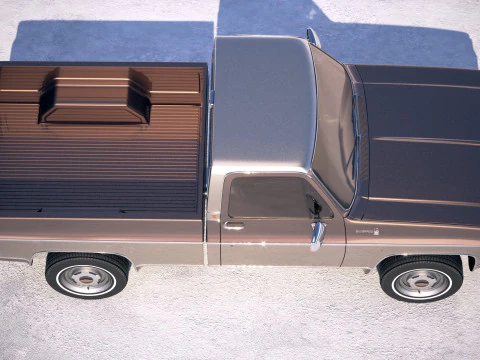 Chevrolet C-10 1979 Modello 3D