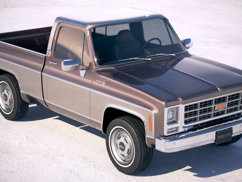 Chevrolet C-10 1979 Modello 3D