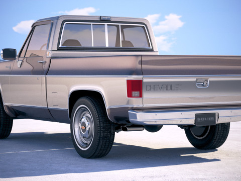 Chevrolet C-10 1979 р.в 3D Модель