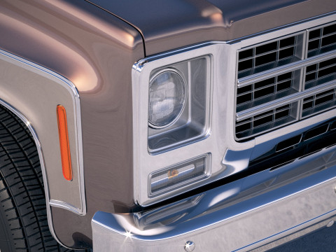 Chevrolet C-10 1979 р.в 3D Модель
