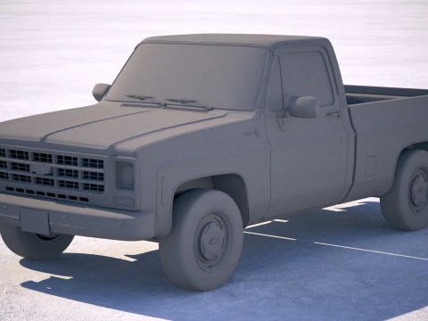 Chevrolet C-10 1979 Modello 3D