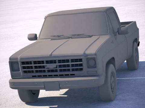 Chevrolet C-10 1979 р.в 3D Модель
