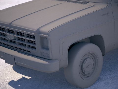 Chevrolet C-10 1979 р.в 3D Модель