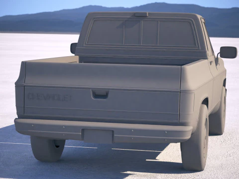 Chevrolet C-10 1979 Modello 3D