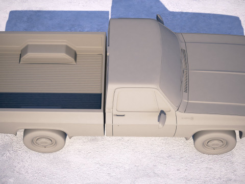 Chevrolet C-10 1979 р.в 3D Модель