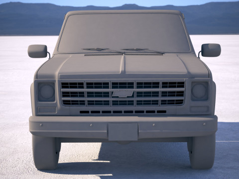 Chevrolet C-10 1979 р.в 3D Модель