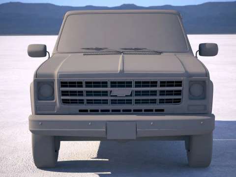 Chevrolet C-10 1979 Modello 3D