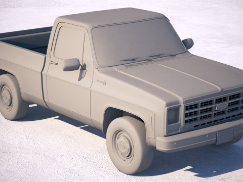 Chevrolet C-10 1979 р.в 3D Модель