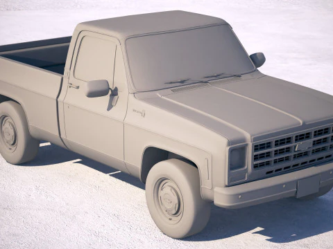 Chevrolet C-10 1979 Modello 3D