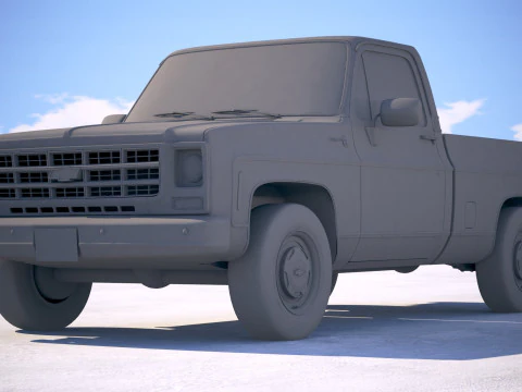 Chevrolet C-10 1979 Modello 3D