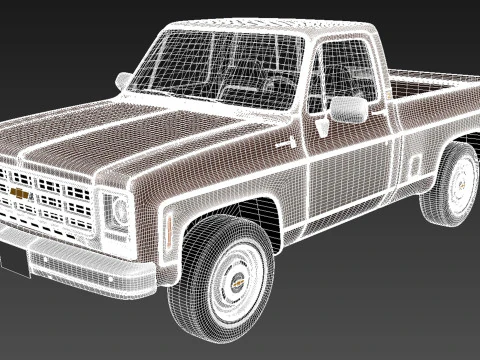 Chevrolet C-10 1979 Modello 3D