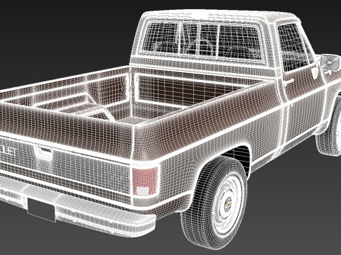 Chevrolet C-10 1979 р.в 3D Модель