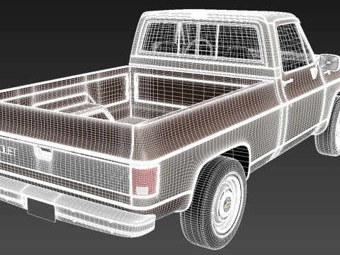 Chevrolet C-10 1979 Modello 3D