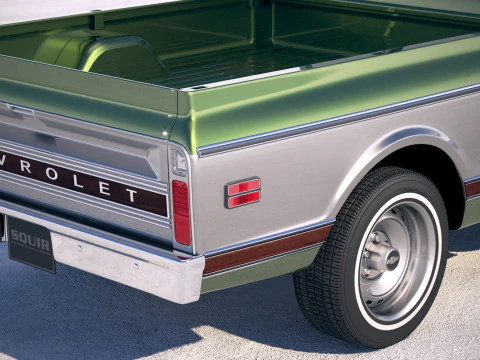 Chevrolet C10 Cheyenne 1972 Modello 3D
