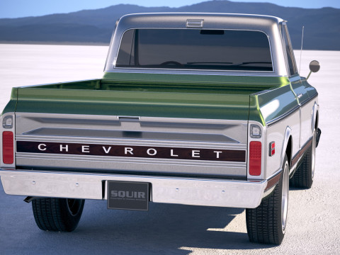 Chevrolet C10 Cheyenne 1972 Modello 3D