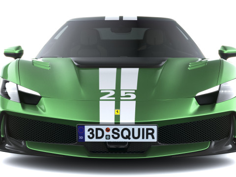 Ferrari 296 Speciale 2026 LowPoly 3D Модель