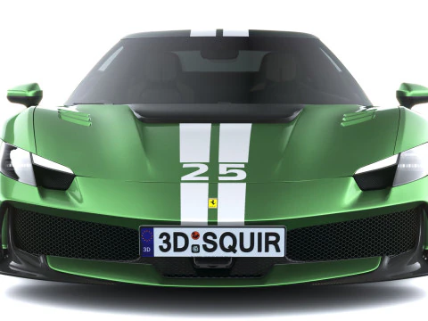 Ferrari 296 Speciale 2026 LowPoly 3D Model