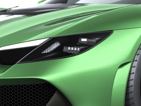 Ferrari 296 Speciale 2026 LowPoly 3D Модель