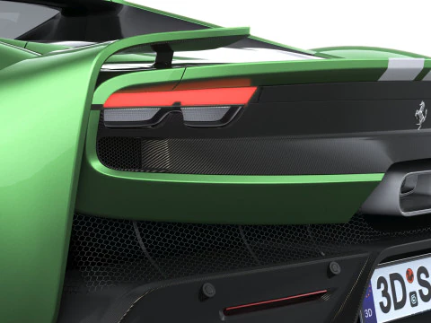Ferrari 296 Speciale 2026 LowPoly 3D Model