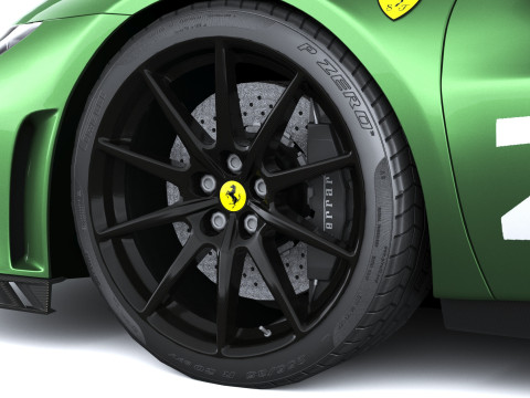 Ferrari 296 Speciale 2026 LowPoly 3D Модель