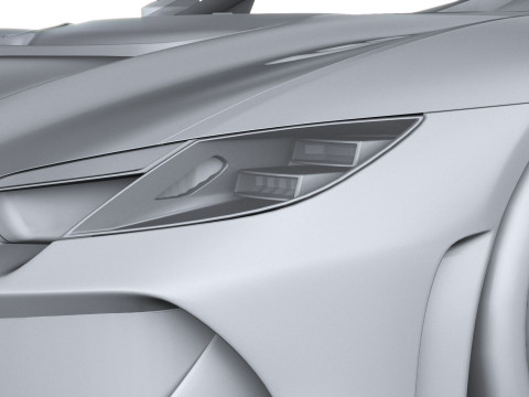 Ferrari 296 Speciale 2026 LowPoly 3D Модель