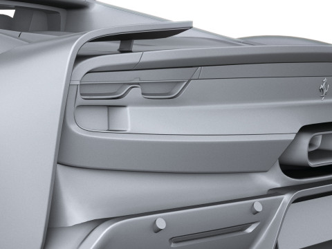 Ferrari 296 Speciale 2026 LowPoly 3D Модель