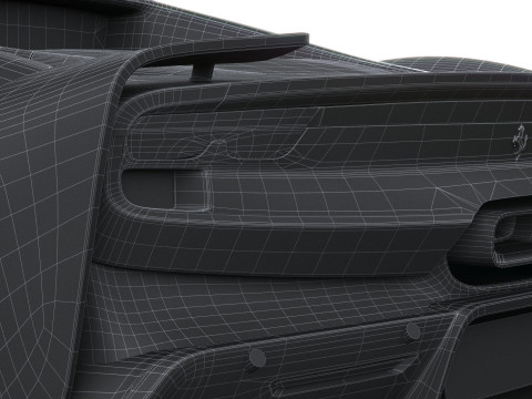 Ferrari 296 Speciale 2026 LowPoly 3D Модель